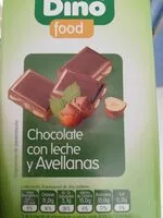 Mängden socker i Chocolate con leche y avellanas