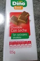 Mängden socker i Chocolate con leche sin azúcares añadidos