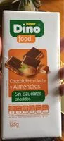 Mängden socker i Chocolate con leche y almendras (sin azucares añadido)