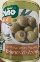 Mängden socker i Aceitunas rellenas de anchoa