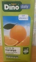 Mängden socker i Nectar de naranja