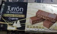 Mängden socker i Turrón de chocolate