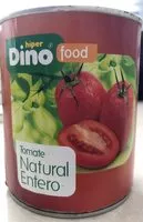 Mängden socker i Tomate Natural Entero
