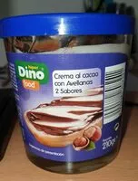 Mängden socker i Crema al cacao con avellanas 2 sabores