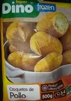 Mängden socker i Croquetas de pollo Dino Frozen