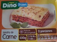 Mängden socker i Lasaña de carne