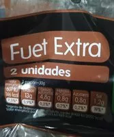 Mängden socker i Fuet