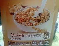 Mängden socker i Muesli crujiente