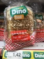 Mängden socker i Pan de molde multicereales