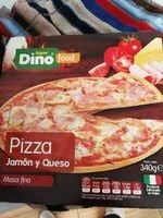 Mängden socker i Pizza jamón y queso