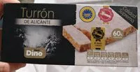 Mängden socker i Turrón de Alicante