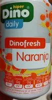 Mängden socker i Dinofresh naranja
