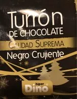 Mängden socker i Turrón de chocolate negro