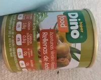 Mängden socker i Aceitunas rellenas anchoa