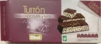 Mängden socker i Turron con chocolate y nata