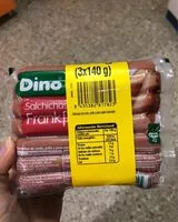 Mängden socker i Salchichas Frankfurt