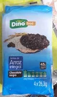 Mängden socker i Tortitas de arroz integral (chocolate negro)