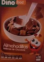 Mängden socker i Almohadillas rellenas de chocolate