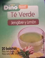 Mängden socker i Té verde jengibre y limón