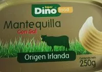 Mängden socker i Mantequilla con sal origen Irlanda D