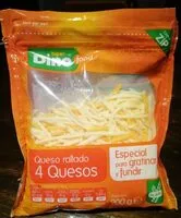 Mängden socker i Queso Rallado 4 Quesos