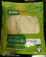 Mängden socker i Queso rallado Mozzarella