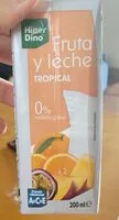 Mängden socker i Fruta y leche tropical 0%