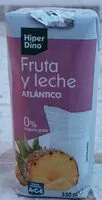 Mängden socker i Fruta y leche Atlántico
