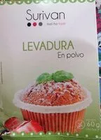 Mängden socker i Levadura en polvo