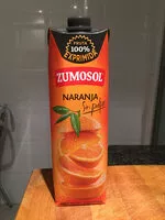 Mängden socker i ZUMO  NARANJA ZUMOSOL sin Pulpa