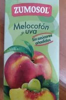 Mängden socker i Zumo melocotón y uva