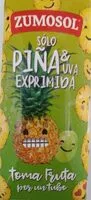 Mängden socker i Sólo piña & uva exprimida
