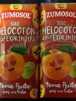 Mängden socker i Sólo melocotón & uva exprimida