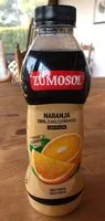 Mängden socker i Naranja 100% zumo exprimido con pulpa