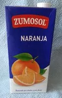 Mängden socker i Zumo de naranja