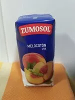 Mängden socker i Zumosol melocotón y uva
