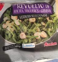 Mängden socker i Revuelto de ajetes,trigueros y gambas