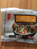 Mängden socker i Ensaladilla verduras seleccionada