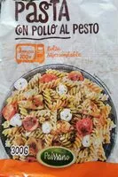 Mängden socker i Pasta con pollo al pesto