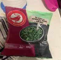 Mängden socker i Salteado de espinacas, pasas y piñones