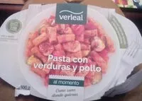 Mängden socker i Pasta con verduras y pollo 300gr