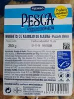 Mängden socker i Nuggets de abadejo de Alaska