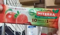 Mängden socker i Barrita de fresas y manzana