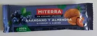 Mängden socker i Barrita de arándano y almendra