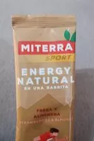 Mängden socker i Energy Natural, fresa y almendra