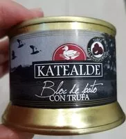 Mängden socker i Ketealde bloc de pato con trufa