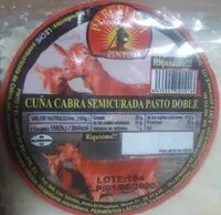 Mängden socker i Cuña cabra semicurada pasto doble
