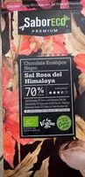 Mängden socker i Chocolate negro sal rosa del himalaya