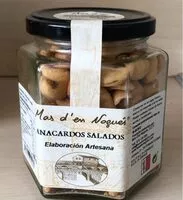 Mängden socker i Anacardos salados