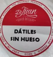 Mängden socker i Dátiles sin hueso